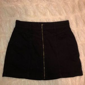 PacSun Black Zip-Up Skirt